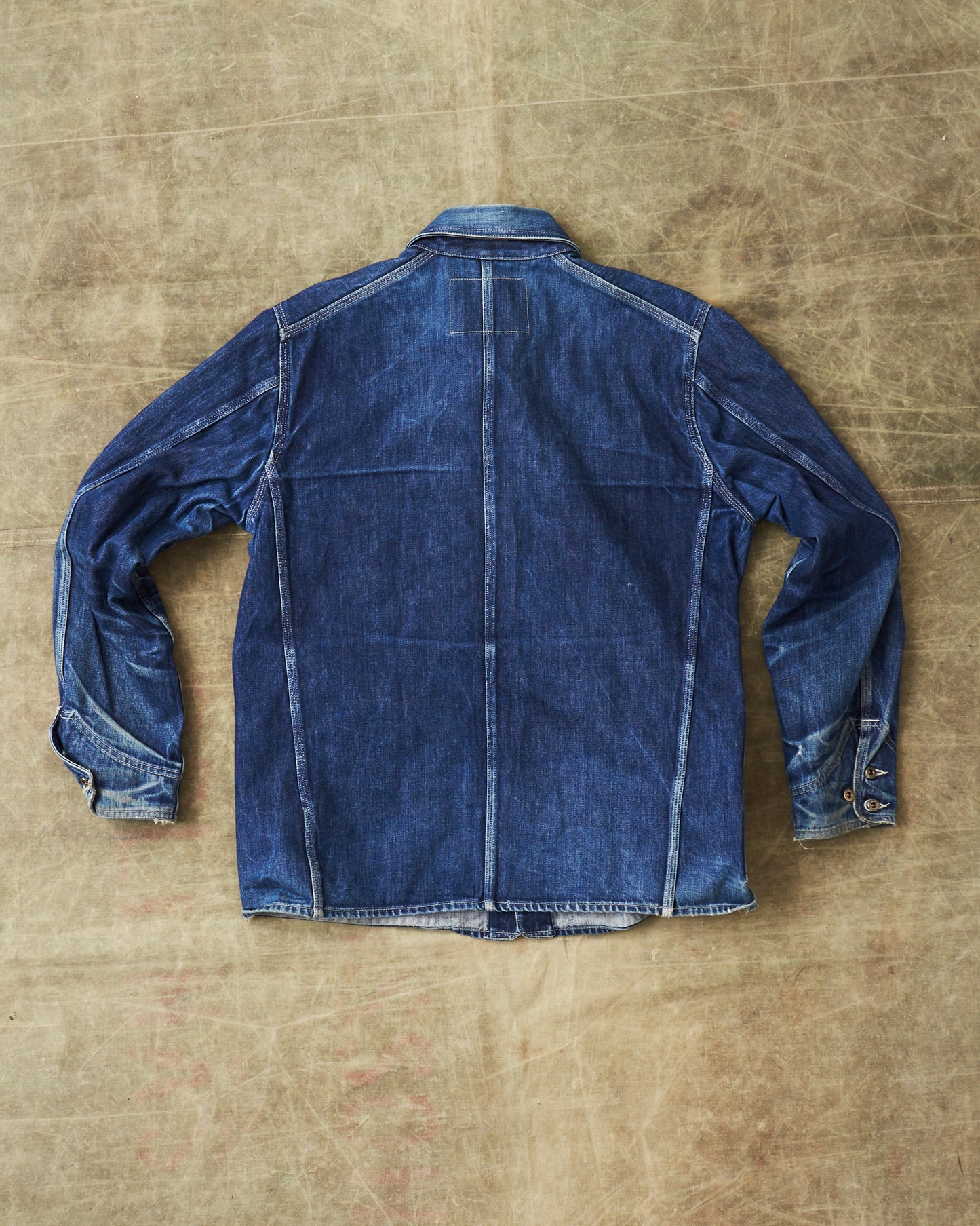 Second Hand Indigofera Fabric 68 Denim Jacket Size L
