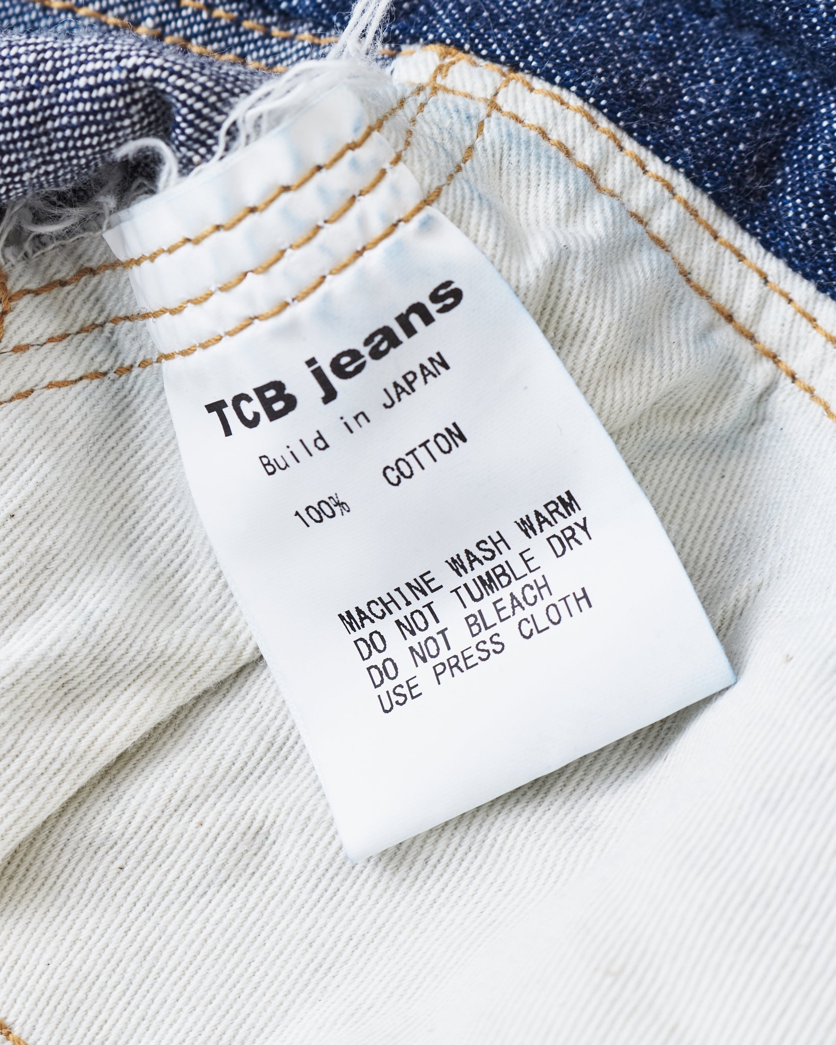 TCB Jeans Viktor's Voice Good Luck Denim Jeans 10oz – Second Sunrise