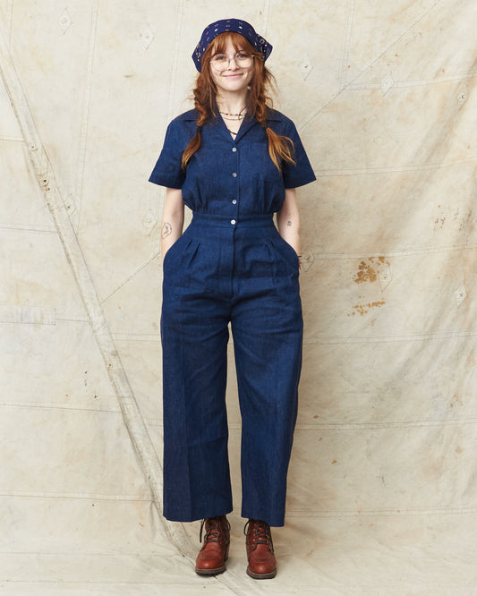 Bryceland's Emmeline Jumpsuit Jelt Denim