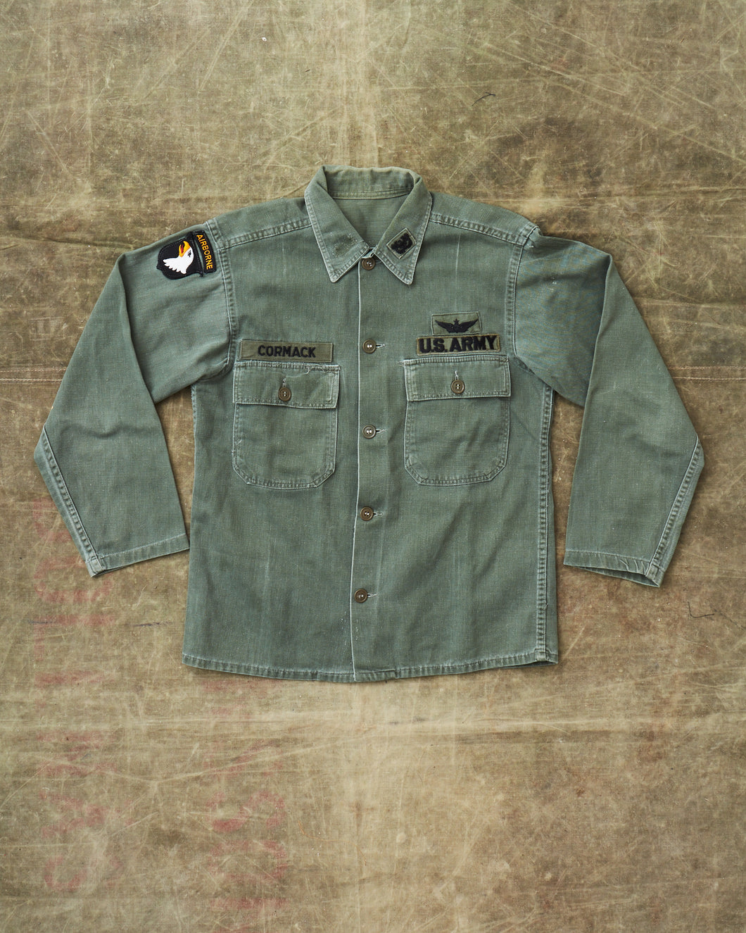 Vintage Original OG-107 Cotton Sateen US Army Shirt