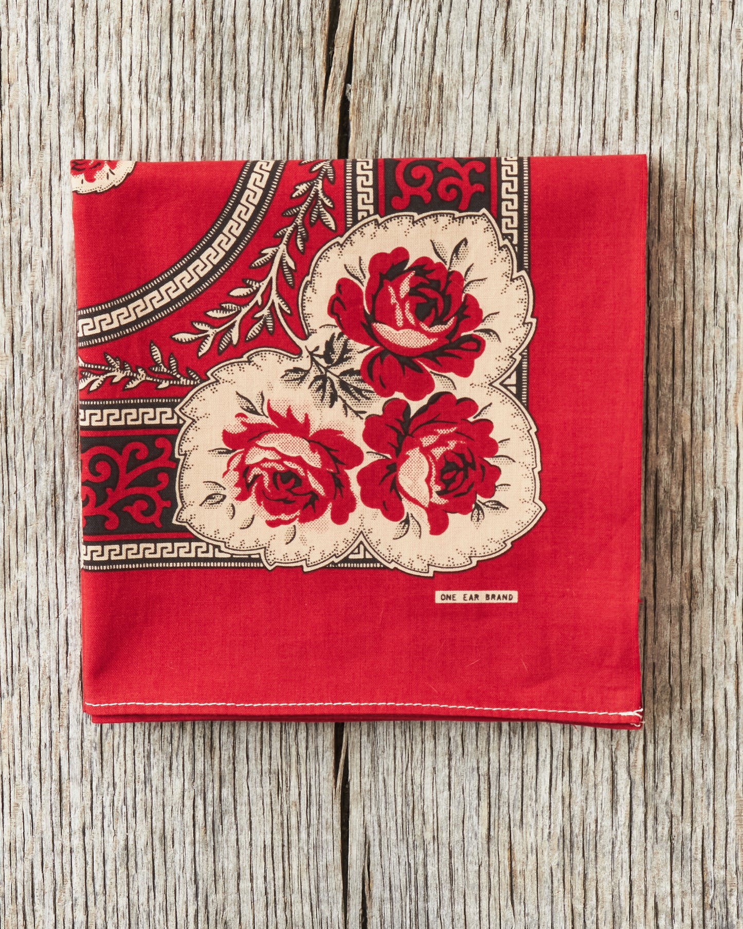 One Ear Brand x Ooe Yofukuten Ecossaise Bandana