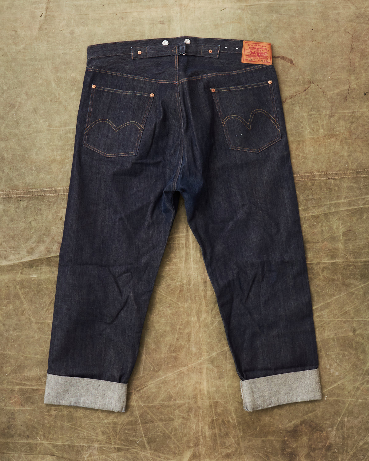 Second Hand Levi's Vintage Clothing Made in USA 1915 501XX W 38
