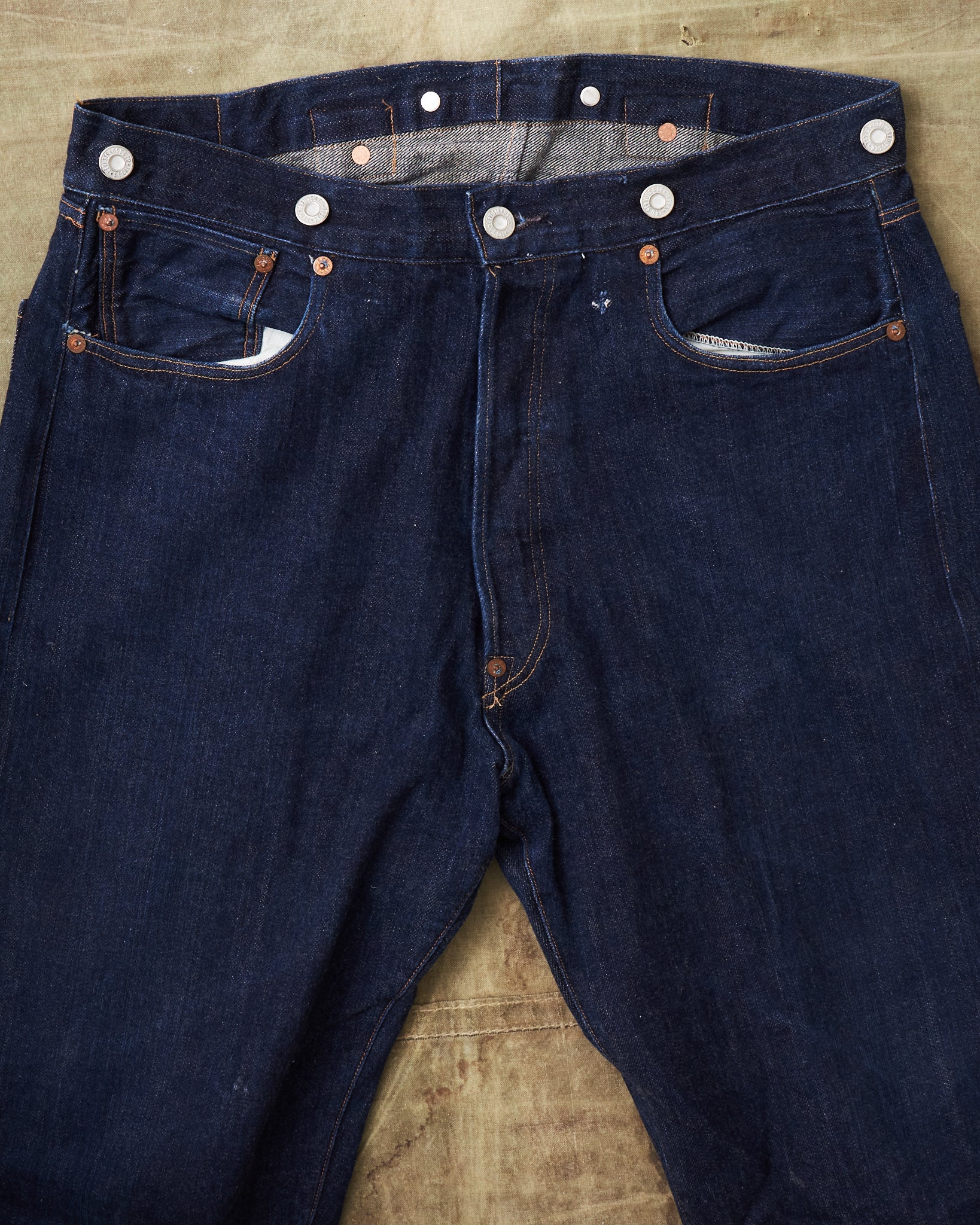 Second Hand Levi's Vintage Clothing Made in USA 1915 501XX SAMPLE