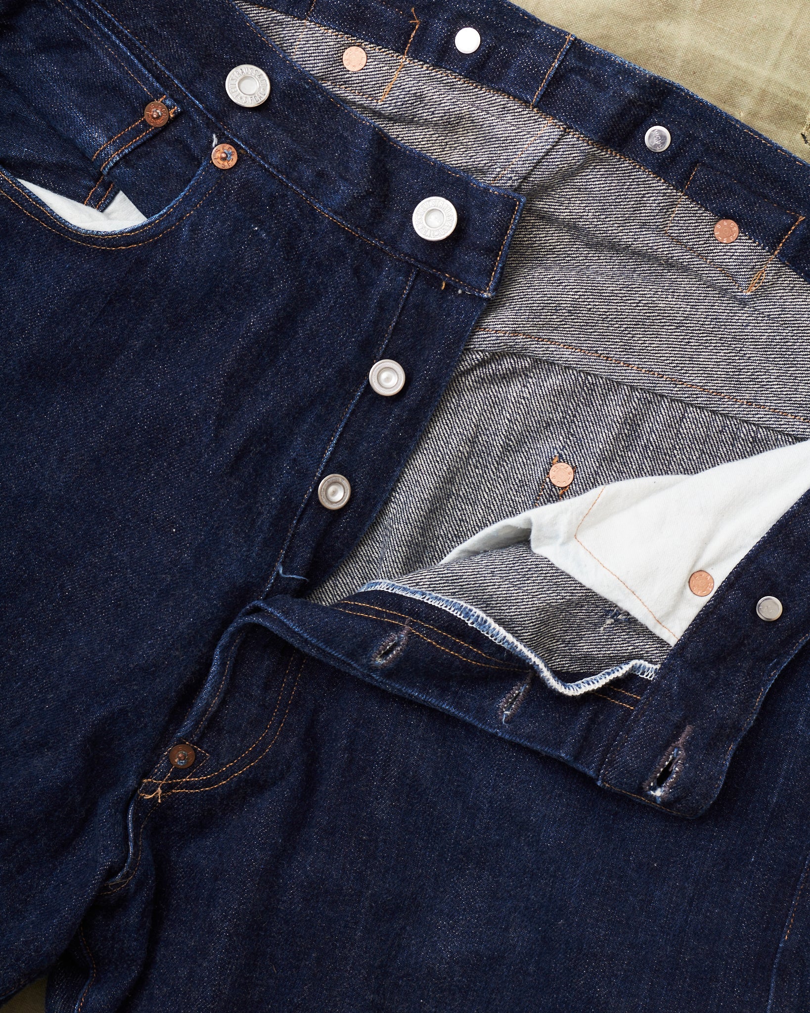 Second Hand Levi's Vintage Clothing Made in USA 1915 501XX SAMPLE