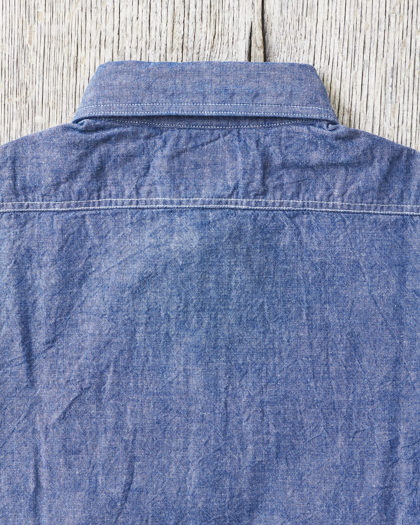 Buzz Rickson's US Navy Chambray Shirt Blue BR25995