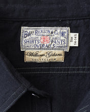 Buzz Rickson's William Gibson US Navy Chambray Shirt Black BR29143