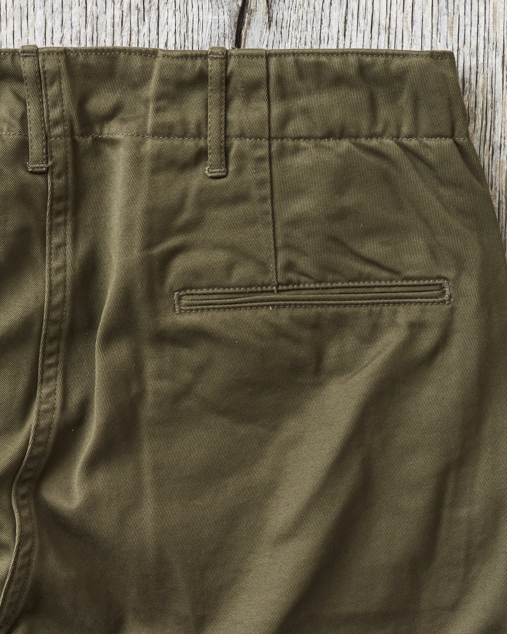 Buzz Rickson's Original Spec Chinos Olive One Wash BR40025A