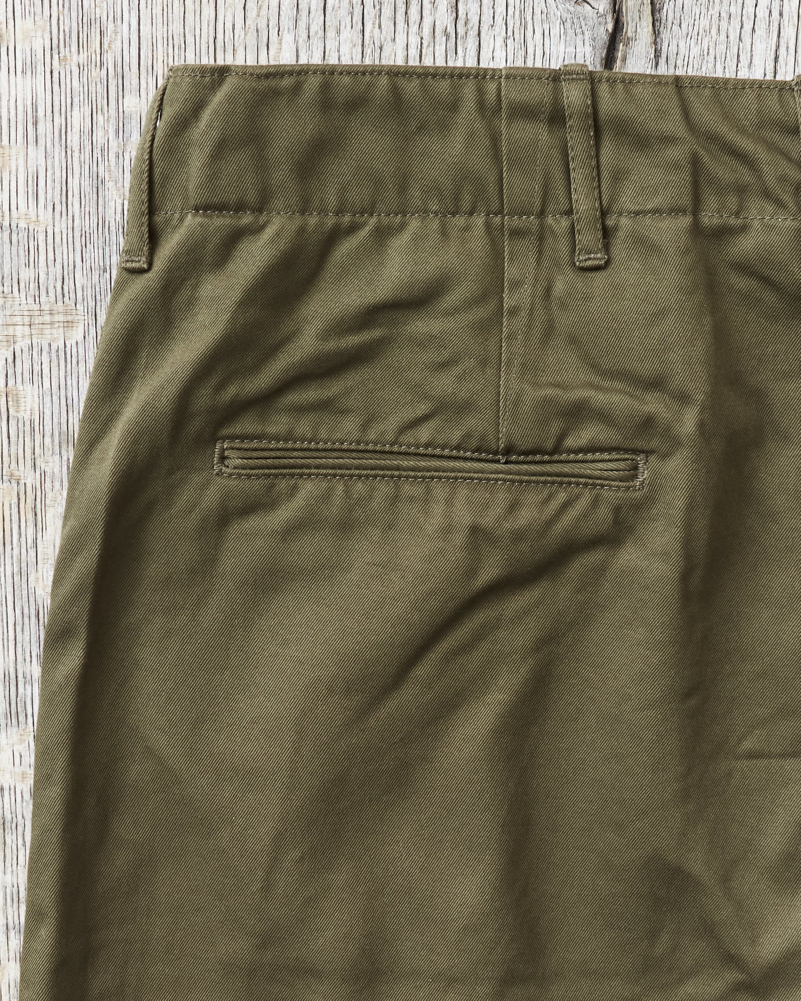 Buzz Rickson's Original Spec Chinos Olive One Wash BR40025A