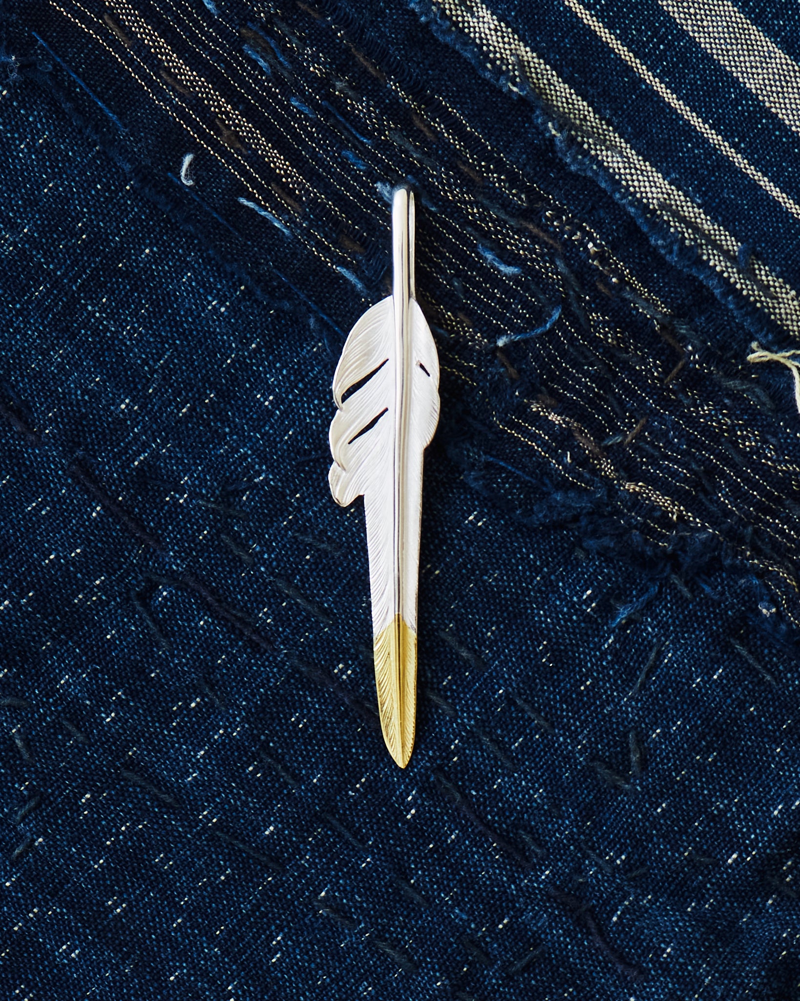 Larry Smith Kazekiri Feather No. 5 18K Gold EFNL-0005
