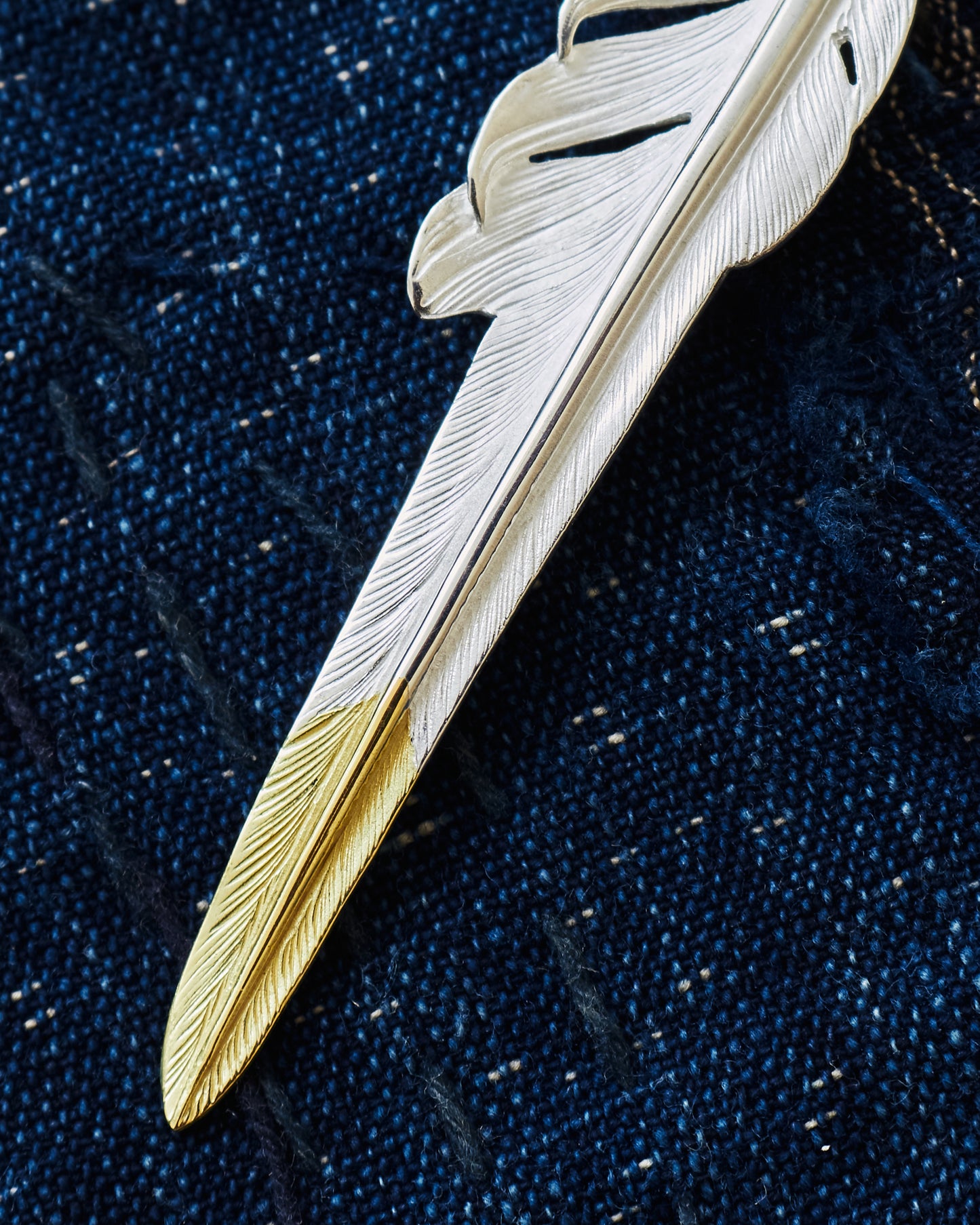 Larry Smith Kazekiri Feather No. 5 18K Gold EFNL-0005