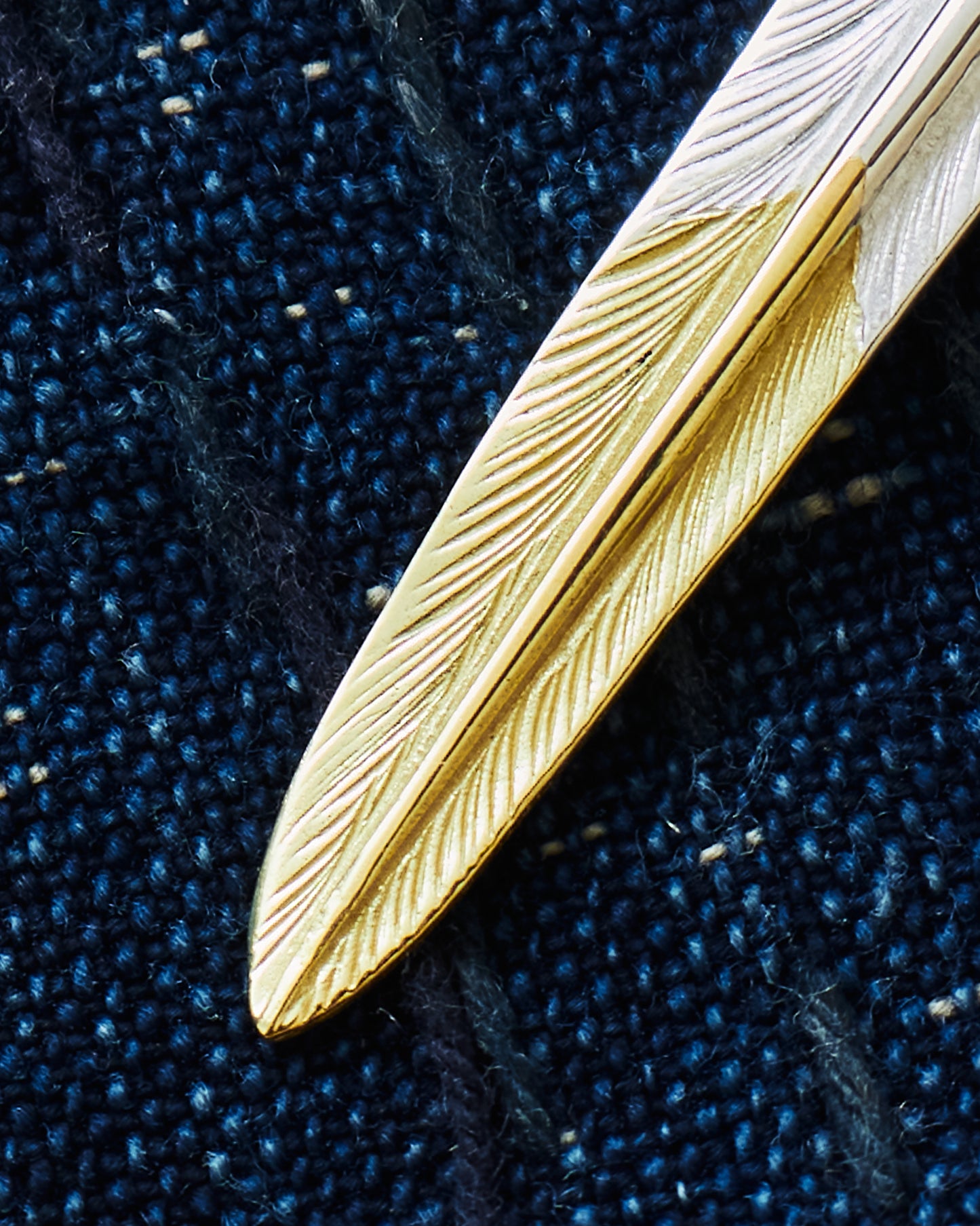 Larry Smith Kazekiri Feather No. 5 18K Gold EFNL-0005