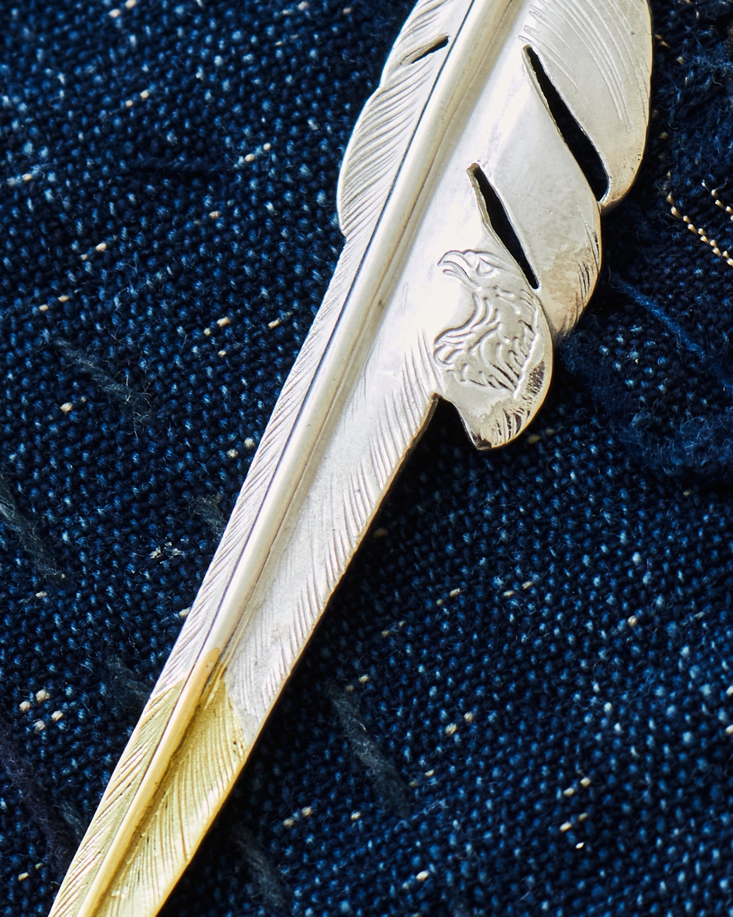 Larry Smith Kazekiri Feather No. 5 18K Gold EFNL-0005