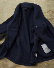 Second Hand Levi's Vintage Clothing Mackinaw Wool Coat Navy SAMPLE Size M/L