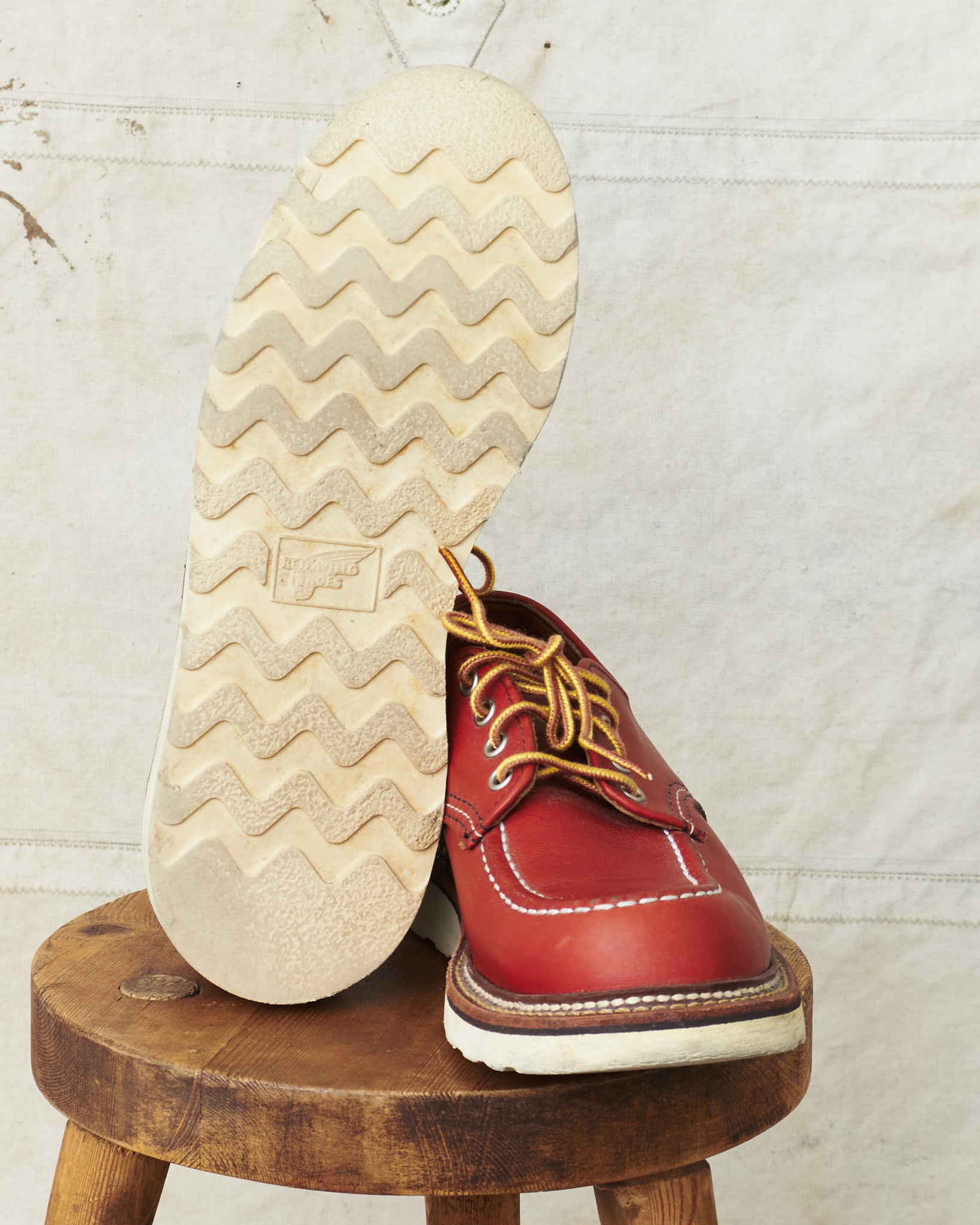 Second Hand Red Wing Classic Moc Toe Low Style No. 8103 US 8.5