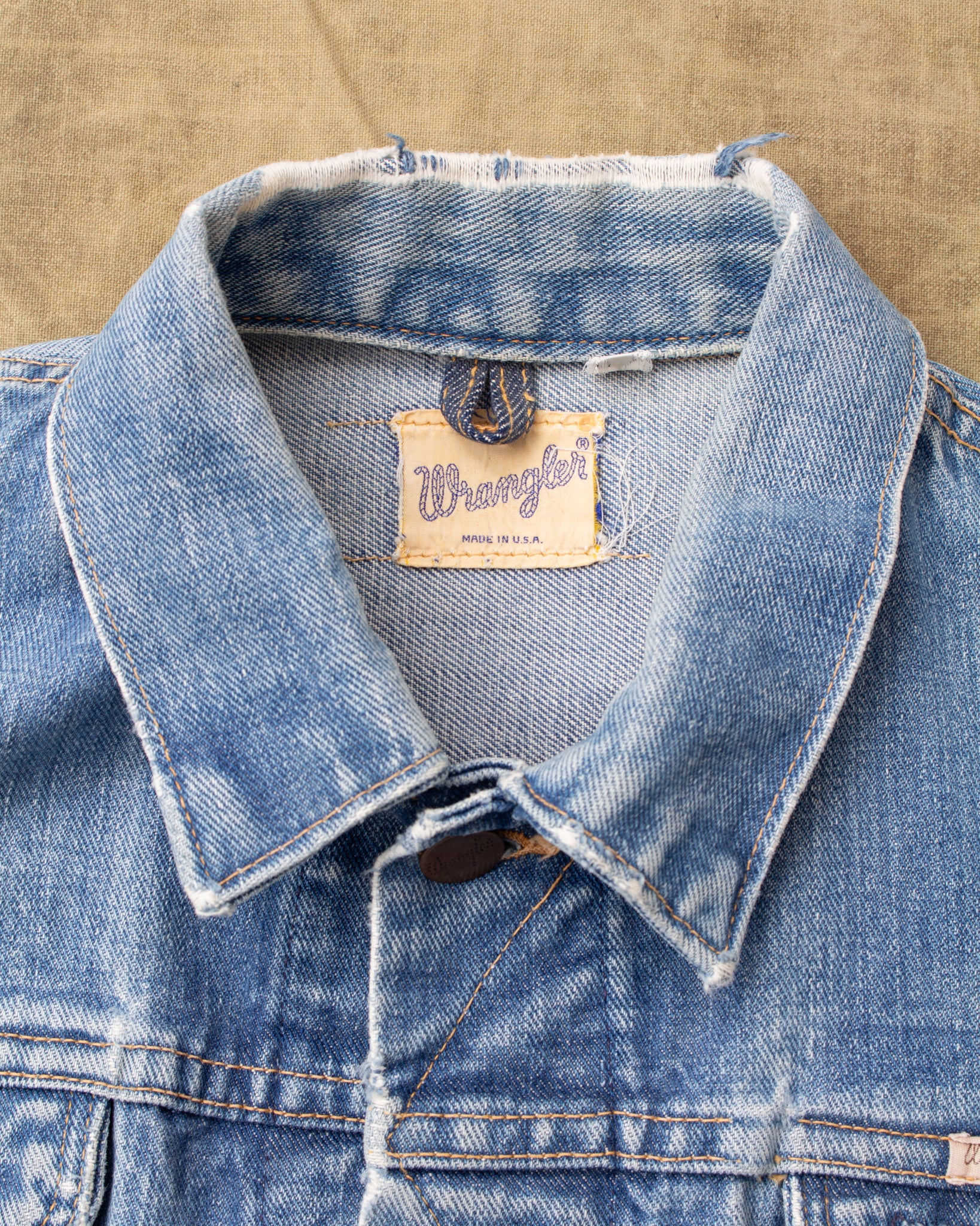 Vintage 1960's Wrangler Selvage Denim Jacket Size 36 – Second Sunrise