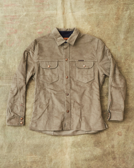 Second Hand Indigofera Copeland Shirt Moleskin Dark Lovat Size L