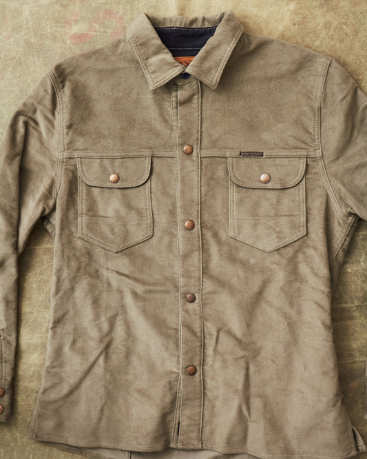 Second Hand Indigofera Copeland Shirt Moleskin Dark Lovat Size L