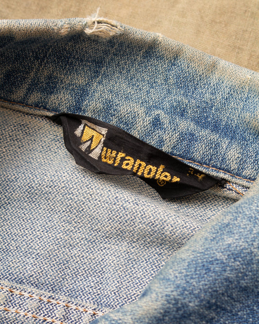 No. 2 Vintage 1980's Wrangler Broken Twill Denim Jacket Size 34