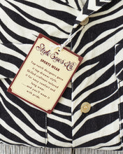 Style Eyes Mid 1950s Style Corduroy Sports Shirt “Zebra” SE29381