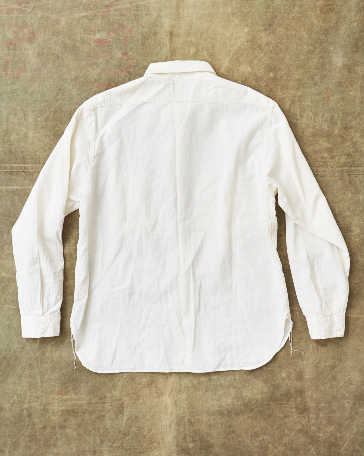 Second Hand Buzz Rickson's White Chambray Shirt White Size XL