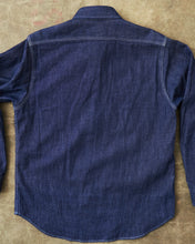 Second Hand Sugar Cane & Co. Blue Denim Work Shirt Size L