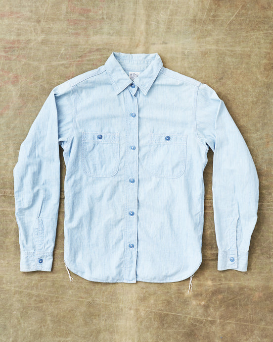 Second Hand OrSlow Chambray Blue Size 2/M