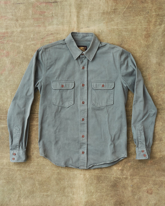 Second Hand Indigofera Alamo Shirt Dry Sage Size XS