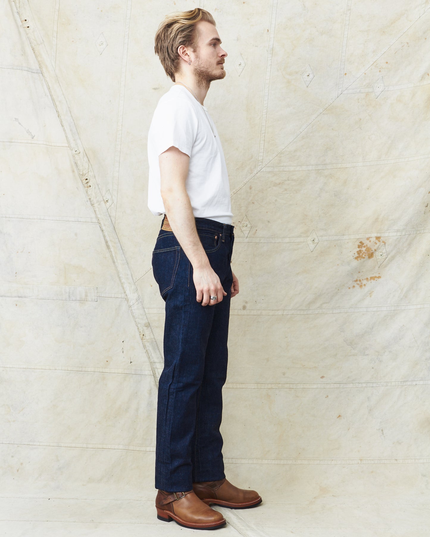 Sugar Cane & Co. Model 2021 Tapered One Wash Jeans SC42021A