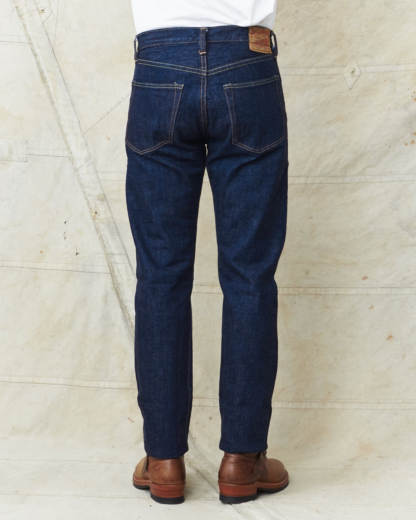 Sugar Cane & Co. Model 2021 Tapered One Wash Jeans SC42021A