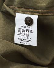 Buzz Rickson's HBT Twill Work Shirt Olive BR29390