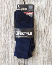 Darn Tough 1657 Navy Merino Wool Lifestyle Crew Lightweight