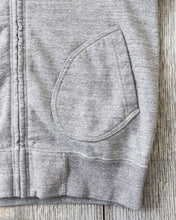 Buzz Rickson's Loopwheel Full Zip Hoodie 4-Needle Grey BR65623