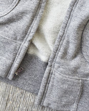 Buzz Rickson's Loopwheel Full Zip Hoodie 4-Needle Grey BR65623