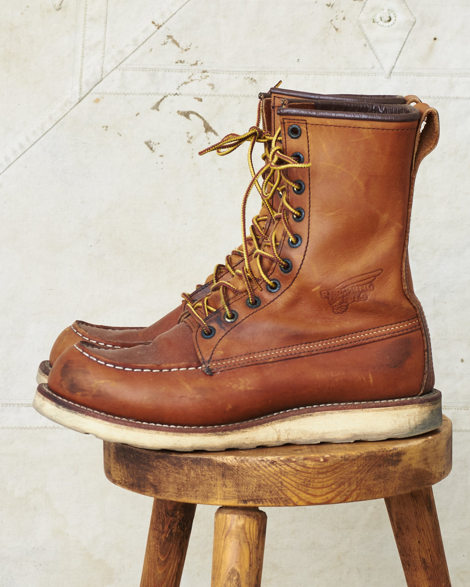 Second Hand Red Wing Classic Moc Toe Style 877 Size US 1/2 D