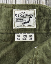 OrSlow V5002 Vintage Fit Fatigue Pants Dark Olive