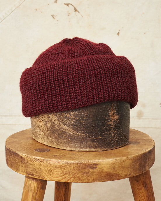 Heimat Mechanics Wool Hat Burgundy