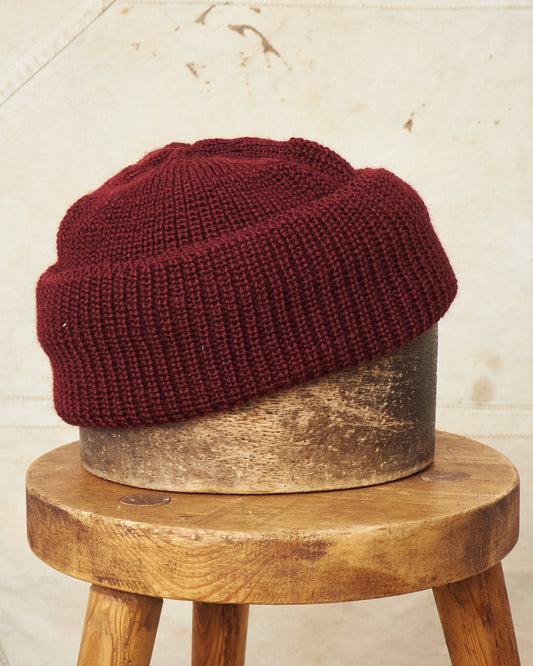 Heimat Mechanics Wool Hat Burgundy