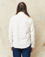 Sugar Cane & Co White Chambray Work Shirt SC27851