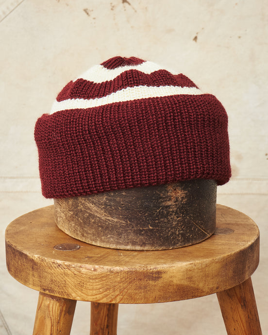 Heimat Jailhouse Mechanics Wool Hat Burgundy / Seashell