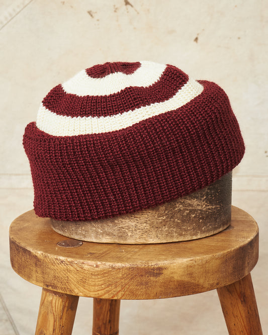 Heimat Jailhouse Mechanics Wool Hat Burgundy / Seashell