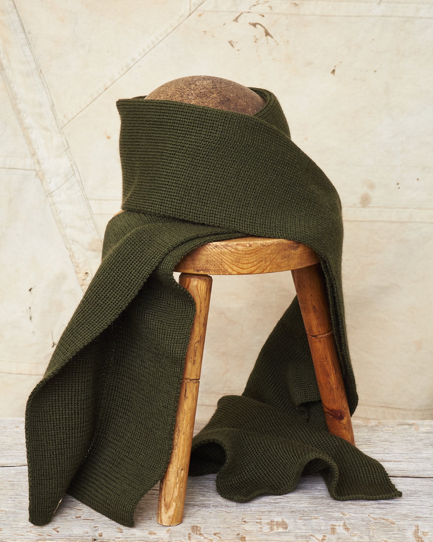 Heimat Wool Schal Military Green