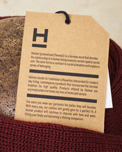 Heimat Wool Schal Burgundy