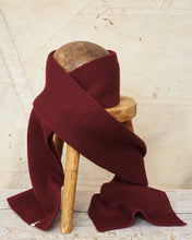 Heimat Wool Schal Burgundy