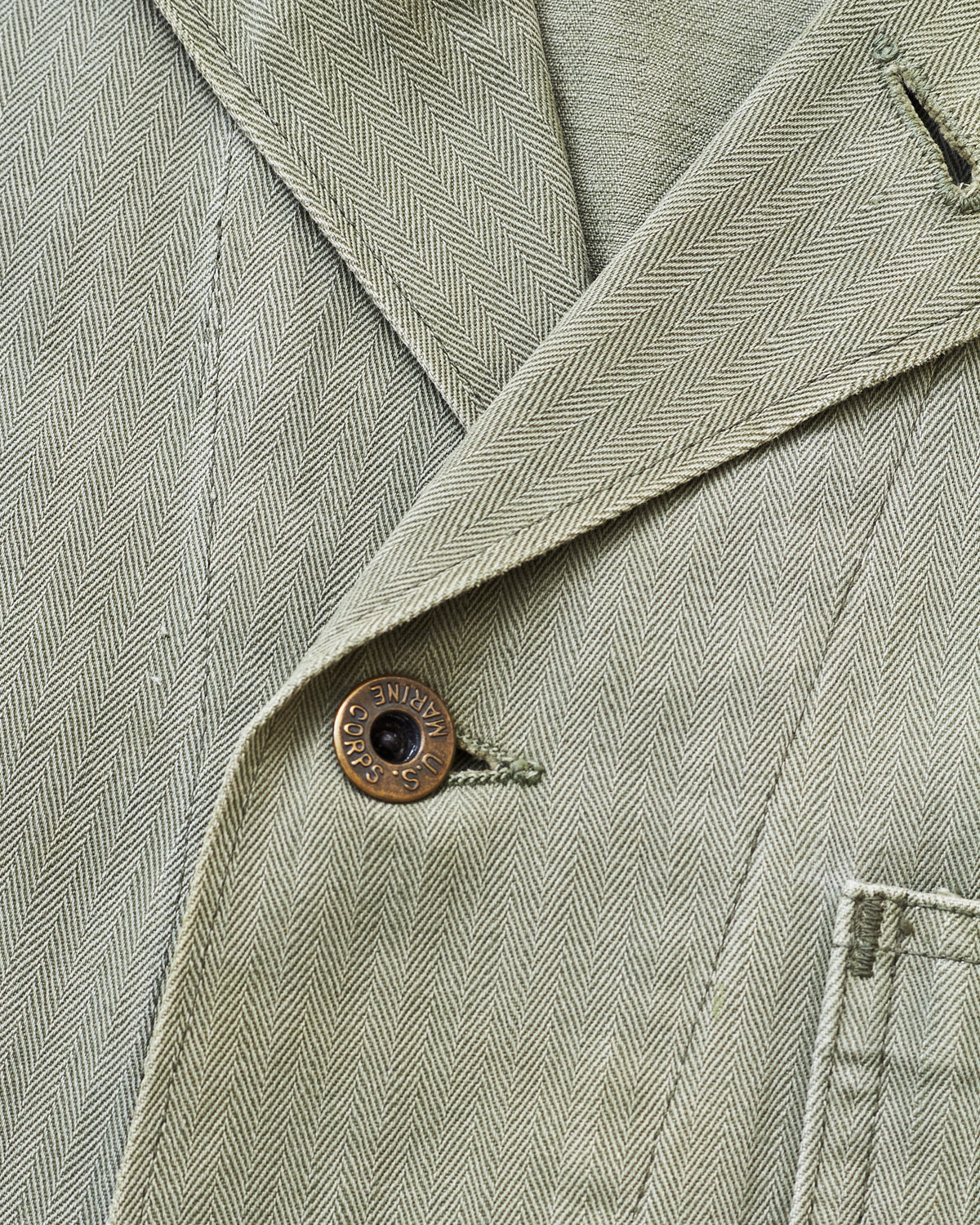 Vintage P-47 Cotton HBT Twill USMC Shirt