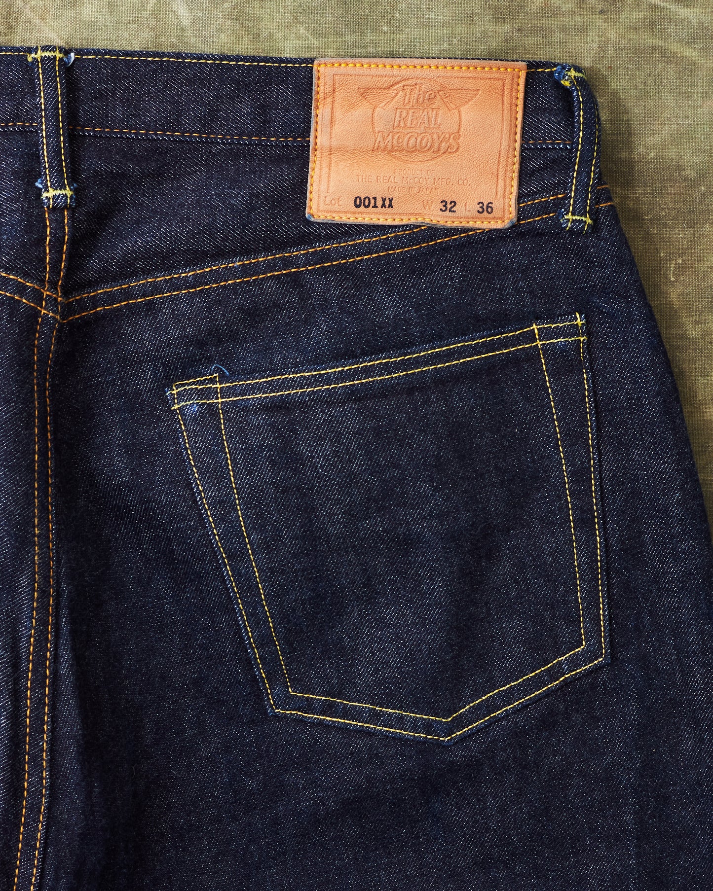 Second Hand Real McCoy's Lot 001XX Denim Indigo Size W32