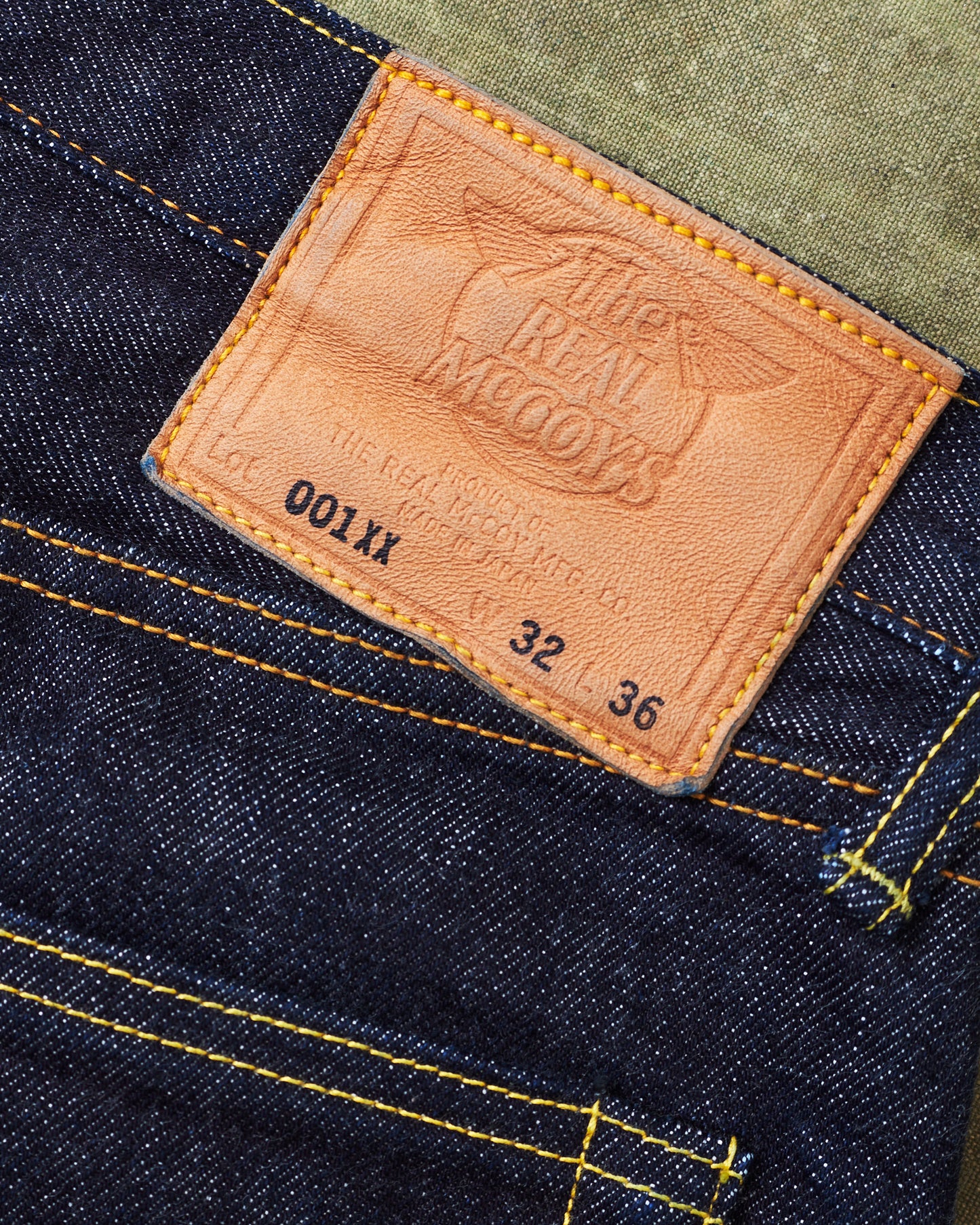 Second Hand Real McCoy's Lot 001XX Denim Indigo Size W32