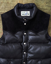 Second Hand Real McCoy's Deerskin Down Vest 030 Black Size 42