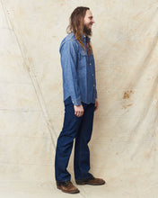 Sugar Cane & Co. Blue Chambray Work Shirt SC27850