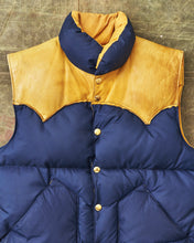 Vintage Rocky Mountain Featherbed Nylon Down Vest Size 40