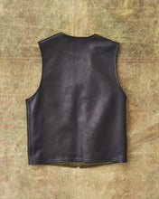 Second Hand Simmons Bilt Horsehide Black Vest 42